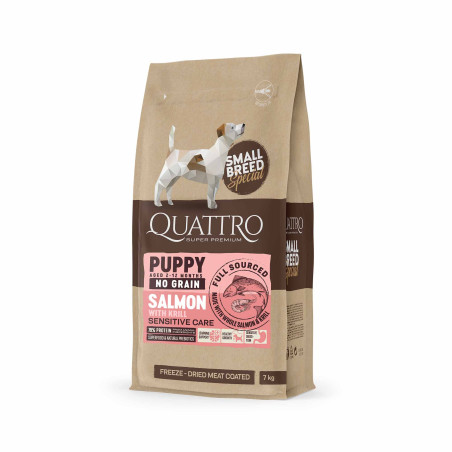 QUATTRO PUPPY no Grain small breed SALMON&KRILL bezzbożowa karma dla psa
