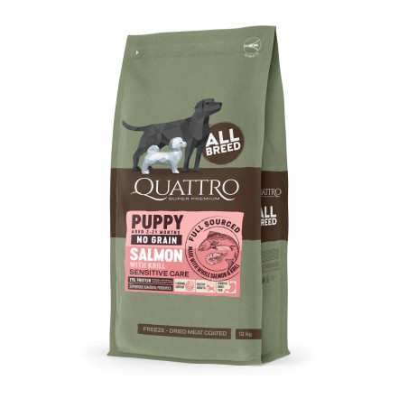 QUATTRO PUPPY no Grain all breed SALMON&KRILL bezzbożowa karma dla psa