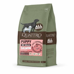 QUATTRO PUPPY no Grain all breed SALMON&KRILL bezzbożowa karma dla psa