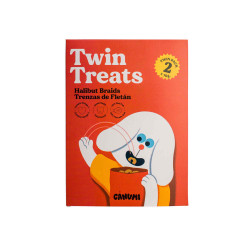 CANUMI Twin Treats – Warkocze z Halibuta przysmak dla Psa 2x70g