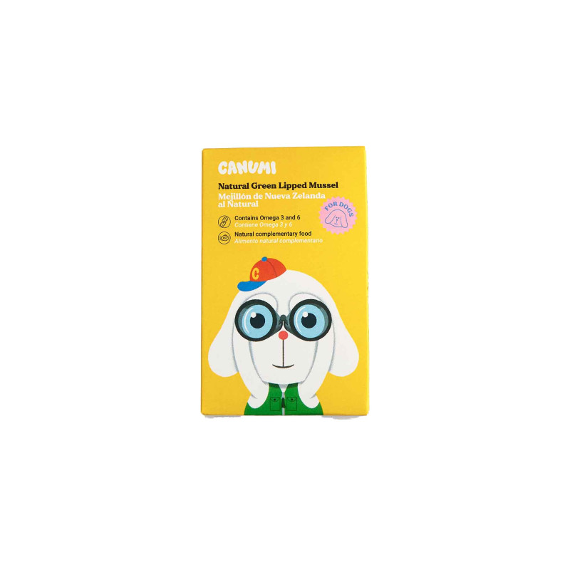 CANUMI Małże Nowozelandzkie dla Psa 120g