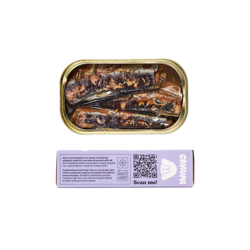 CANUMI Naturalne Sardynki dla Psa 120g