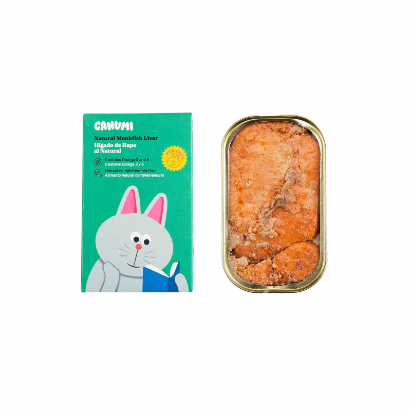 CANUMI Naturalna Wątróbka Żabnicy dla Kota 120g