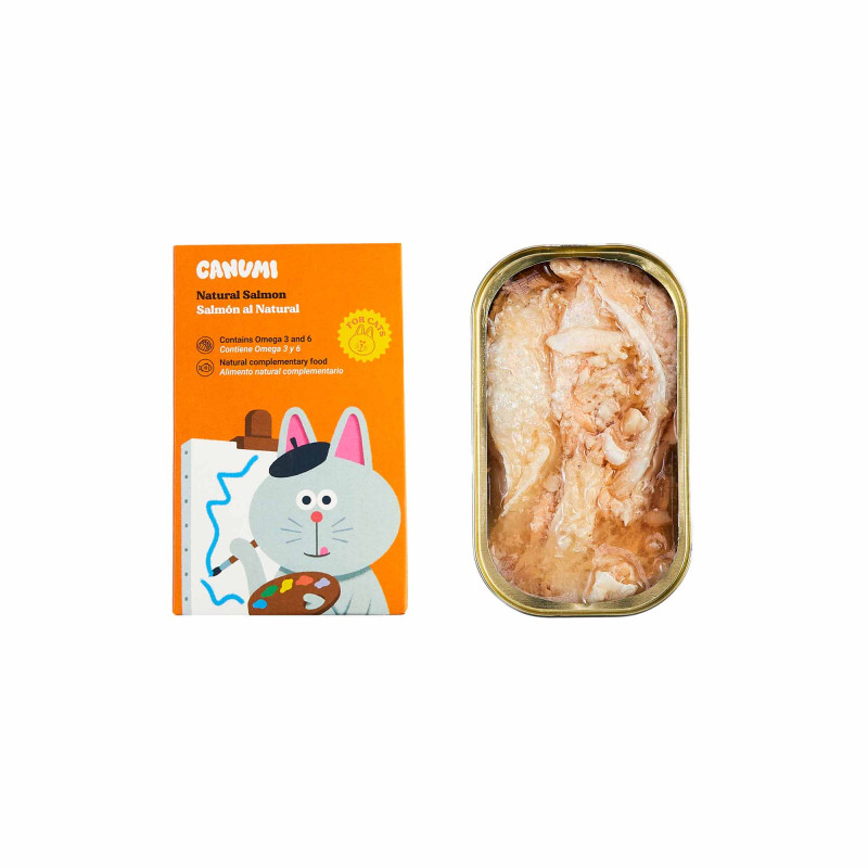 CANUMI Naturalny Łosoś dla Kota 120g