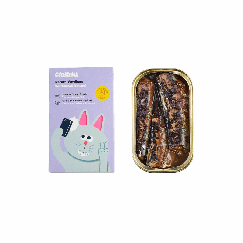 CANUMI Naturalne Sardynki dla Kota 90g