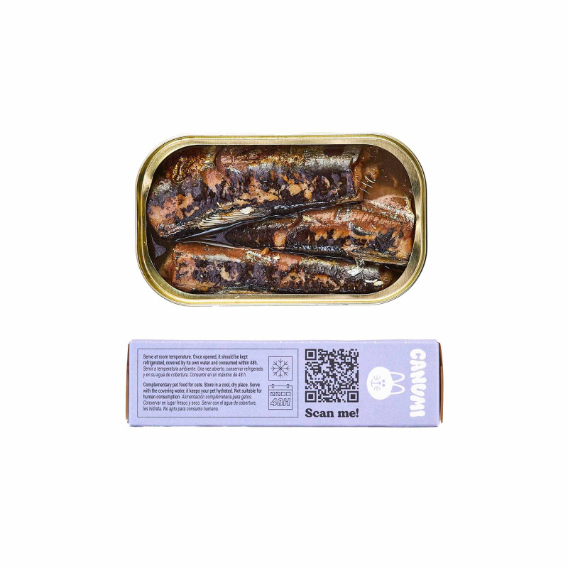 CANUMI Naturalne Sardynki dla Kota 90g