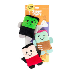 ZippyPaws Zestaw pluszowych zabawek dla psa Halloween Straszaki 3-Pack ZP1634