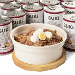 SUKI Przepiórka i kaczka – karma mokra dla psa 400 g
