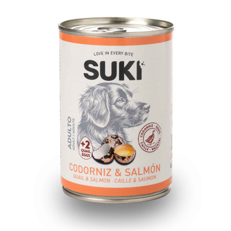 SUKI Przepiórka i indyk – karma mokra dla psa 400 g