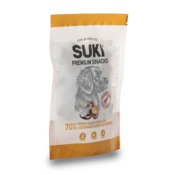 SUKI Przepiórka i jajko przepiórcze – miękkie przysmaki dla psa 120 g