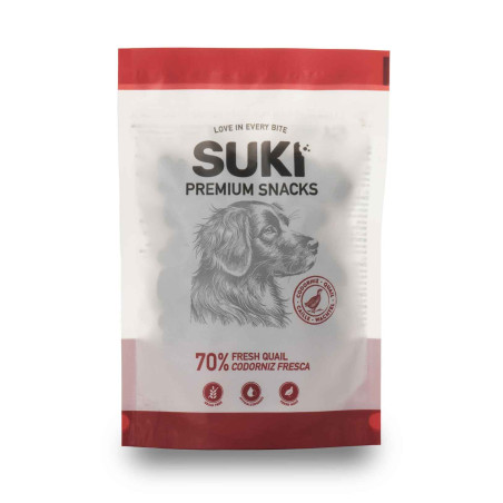 SUKI Przepiórka – miękkie przysmaki dla psa 120 g