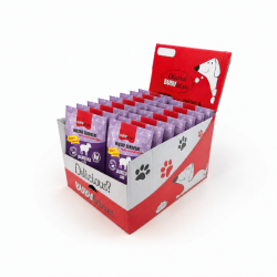 BUBAlicious monoproteinowe miękkie serdelki JAGNIĘCINA BOX 24x 12g 6378