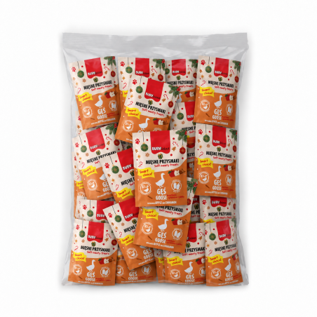 BUBAlicious monoproteinowe mini choinki gęś FOLIOPAK 60x 14g 6213