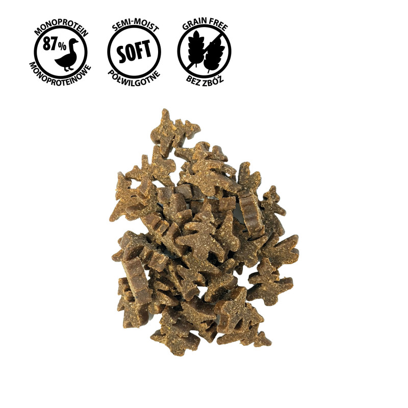 BUBAlicious monoproteinowe miękkie choinki GĘŚ 60g 6203