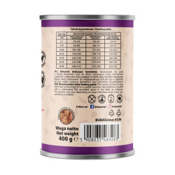 BUBAlicious LIGHT mono karma dla psa 400g JAGNIĘCINA 6326