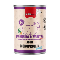 BUBAlicious LIGHT mono karma dla psa 400g JAGNIĘCINA 6326