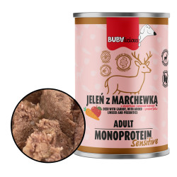 BUBAlicious mono karma dla psa SENSITIVE 400g JELEŃ 6328