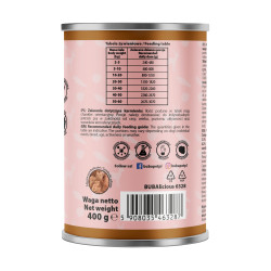 BUBAlicious mono karma dla psa SENSITIVE 400g JELEŃ 6328
