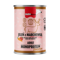 BUBAlicious mono karma dla psa SENSITIVE 400g JELEŃ 6328