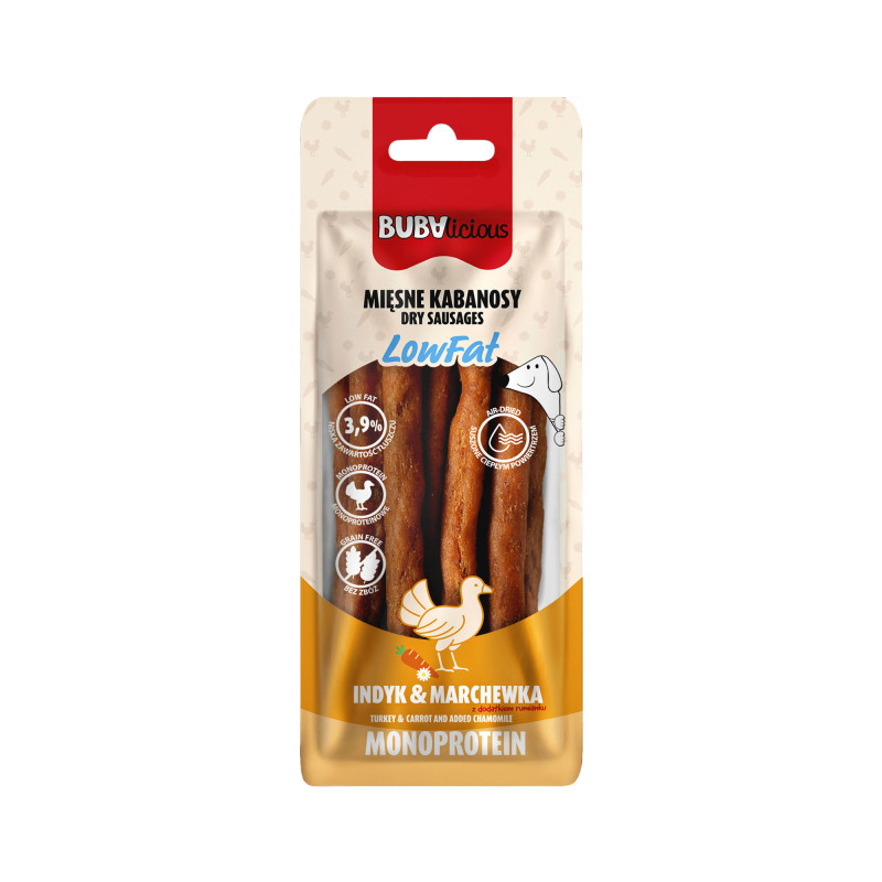 BUBAlicious More Meat kabanosy Low Fat 70g indyk 8639