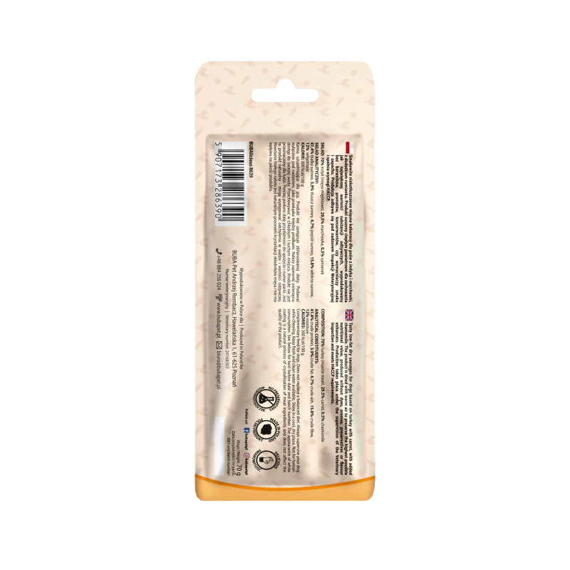BUBAlicious More Meat kabanosy Low Fat 70g indyk 8639