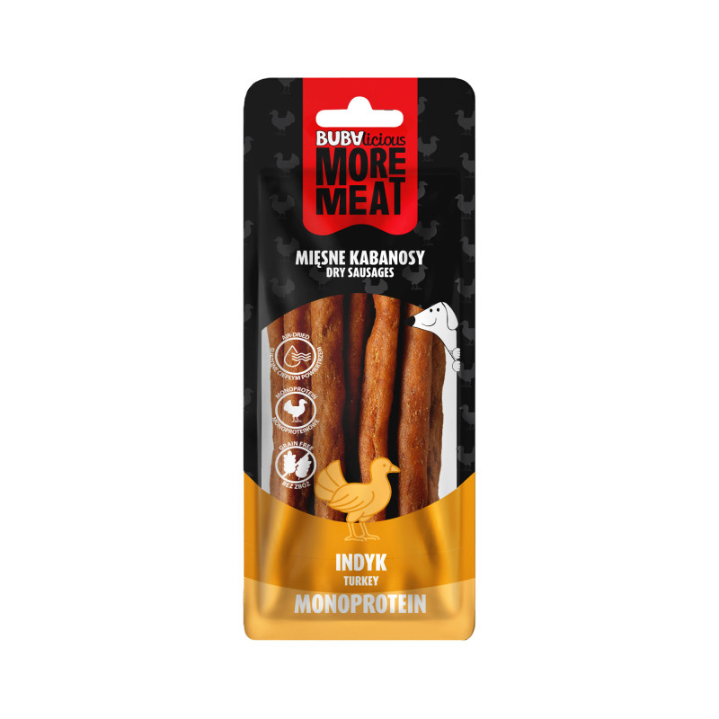 BUBAlicious More Meat kabanosy 70g Indyk 3766