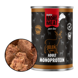 BUBAlicious More Meat mono karma dla psa Pure Line 400g JELEŃ 3802