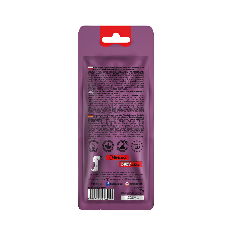 BUBAlicious LIO 35g serca końskie 8607
