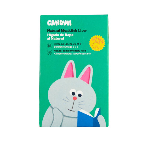 CANUMI Naturalna Wątróbka Żabnicy dla Kota 120g