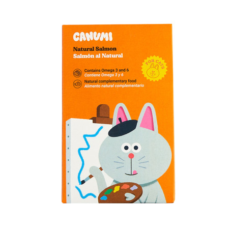 CANUMI Naturalny Łosoś dla Kota 120g