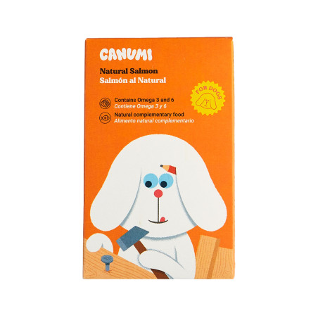 CANUMI Naturalny Łosoś dla Psa 120g