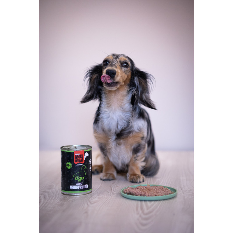 BUBAlicious More Meat mono karma dla psa Pure Line 400g KACZKA 3810