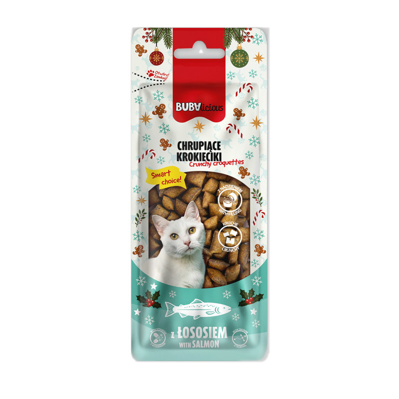 BUBAlicious XMAS paszteciki 60g Łosoś 6205