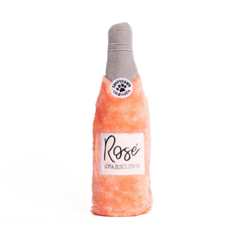 ZippyPaws pluszowa trzaskająca butelka Rose ZP923