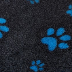 BUBA Legowisko antypoślizgowe DRY BED Cieńsze 22mm grafitowe w turkusowe łapki BB12